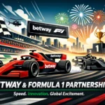 This is fictional image showing betway and formula 1 partnership