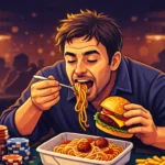 Can you eat at Gambling Table