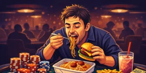 Can you eat at Gambling Table