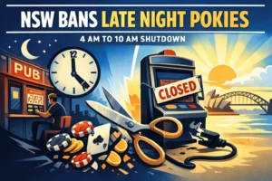 Nsw bans poker machines from 4-10 am