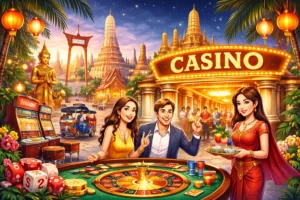 This is and image of land based gambling in thailand
