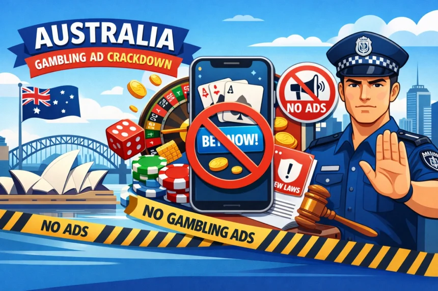 australia restriction towards gambling ads